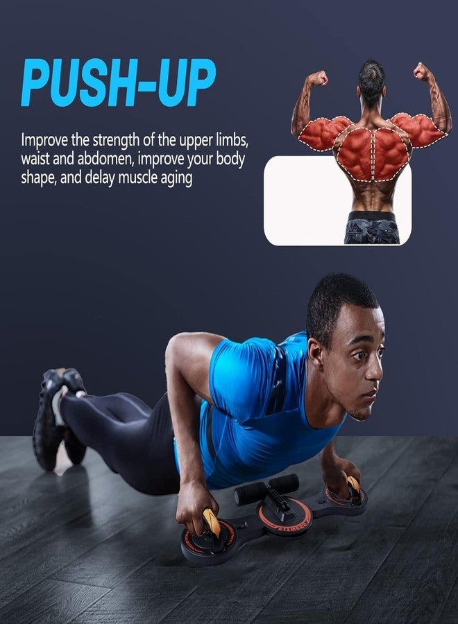 Deoxys Push Up Board with Sit up Stand. Multifunctional Push Up Board with Resistance Bands, portable exercise equipment, Strength Training Equipment, Push Up Handles for Perfect Pushups, Home Fitness for Men - Image 2