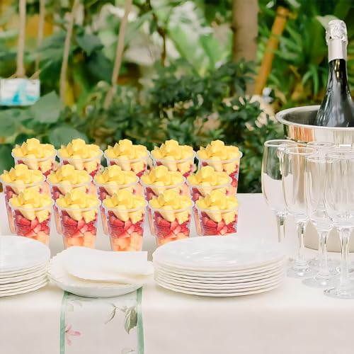 Blue Sky Clear 7 oz Plastic House Cups 100 count - Image 3