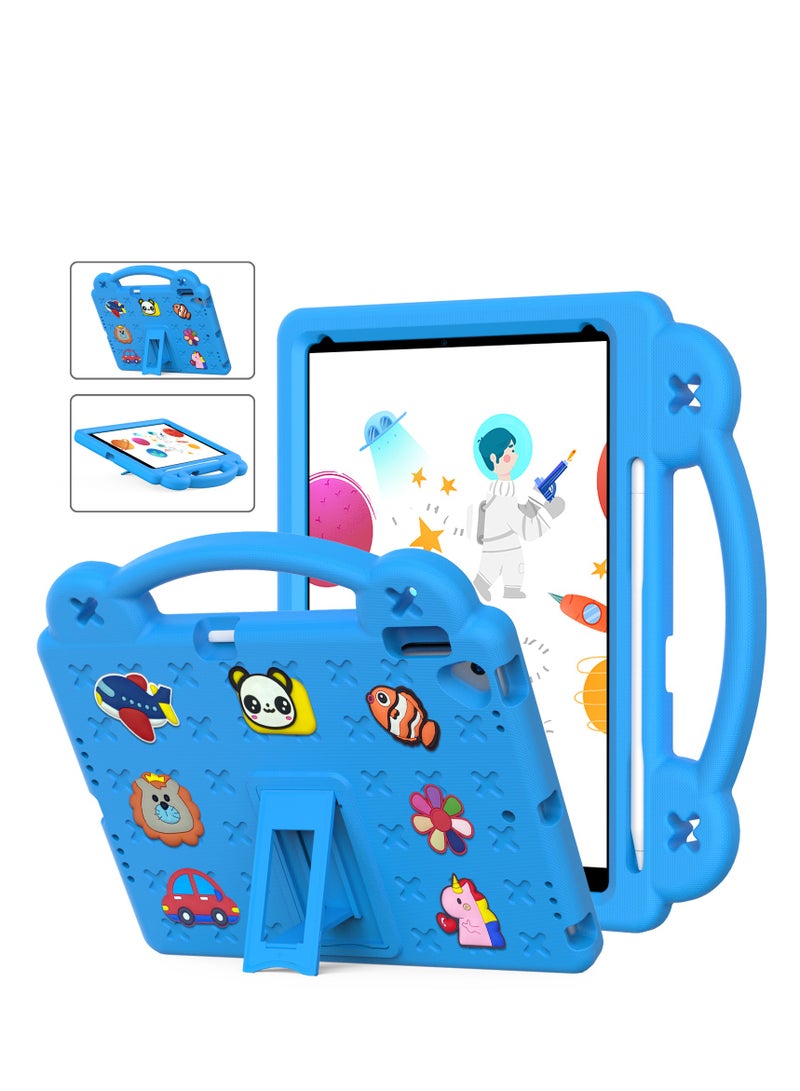 Case for iPad 10.2 inch 9th Gen 2021/8th Gen 2020/7th Gen 2019/Air 3th 10.5 inch/iPad Pro 2017 10.5 inch , Shockproof Case with Handle Stand Shoulder Strap Cute Kids Cover - Image 1