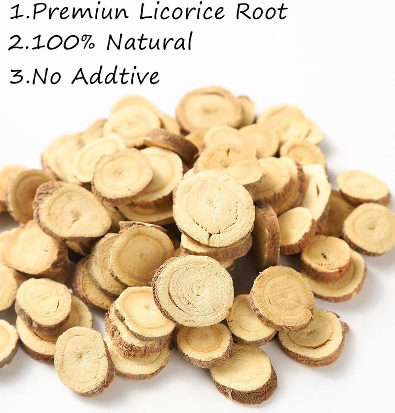 ULTHMOK Premium Licorice Root Slices - 10 Oz (283g) Natural Cut and Sifted Herbal Tea - Image 5