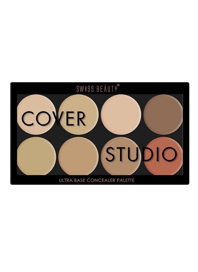 Ultra Base Concealer Palette ;  Light Weight Multipurpose Concealer Color Corrector Palette ; Shade0119G ;
