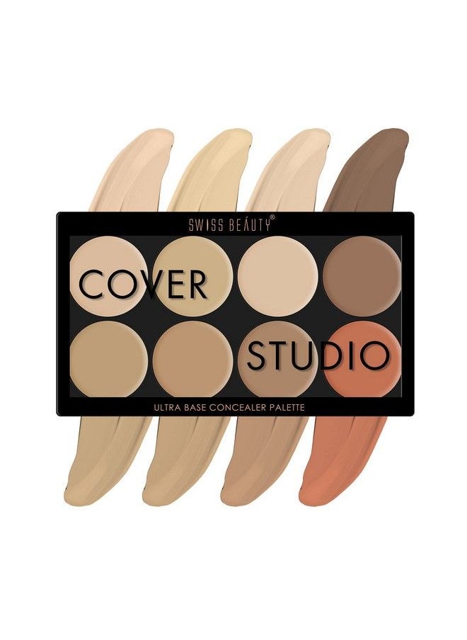 Ultra Base Concealer Palette ;  Light Weight Multipurpose Concealer Color Corrector Palette ; Shade0119G ;