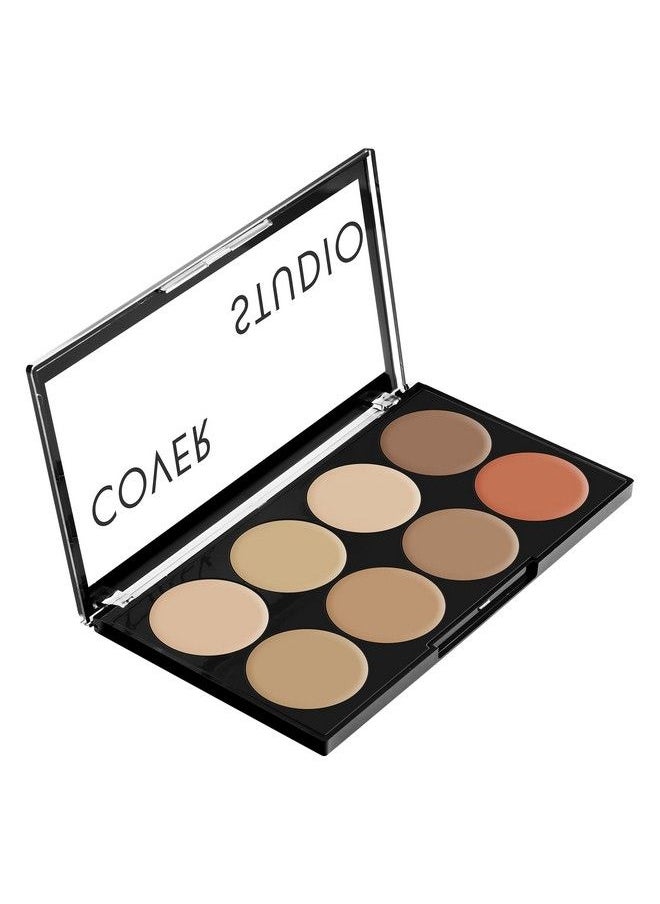Ultra Base Concealer Palette ;  Light Weight Multipurpose Concealer Color Corrector Palette ; Shade0119G ;