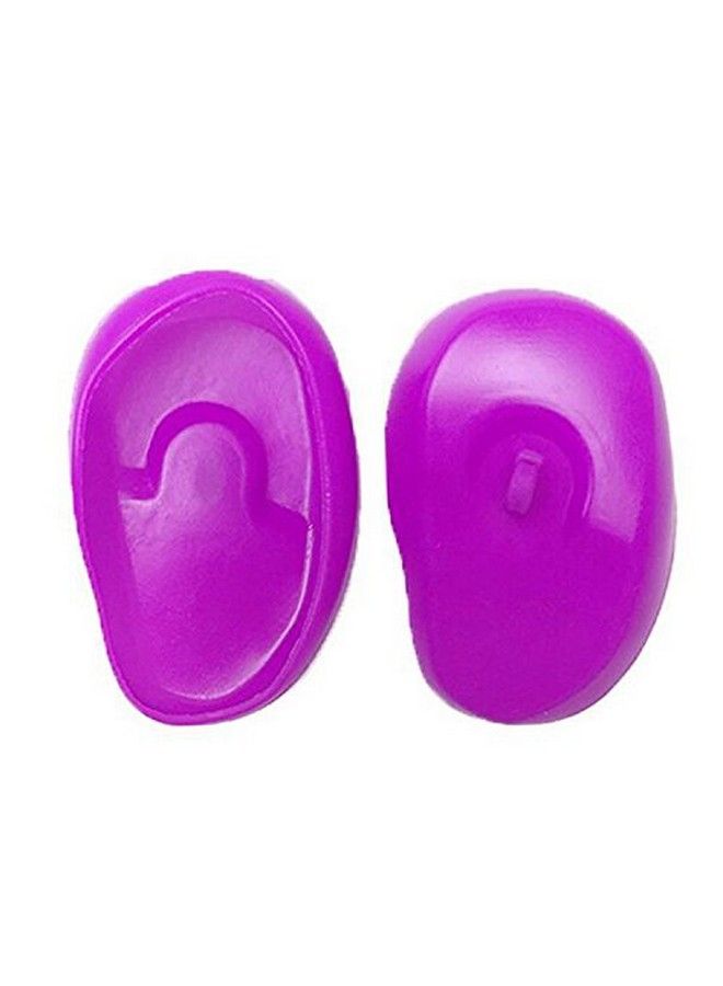 UPSTORE 3 Pairs Reusable Soft Plastic Earmuffs Avoid Stains Silicone Ear Cover Protector Hairdressing Ear Caps Waterproof Soft Ear Cover Beauty Tool For Hair Dyeing With Baked Oil At Salon Home Use - Image 5