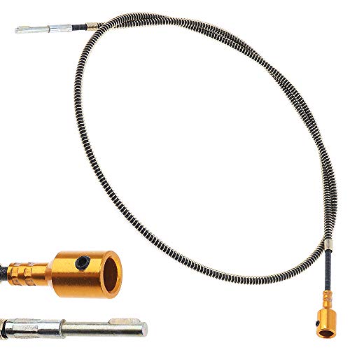 ChgImposs 3.2Ft/98CM Flexible Shaft Drill Bit Extension, Multifunctional Flex Shaft Inner Tube Core with 8mm Chuck for Table Grinder/Electric Drill - Image 2