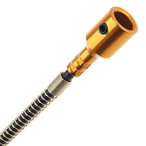 ChgImposs 3.2Ft/98CM Flexible Shaft Drill Bit Extension, Multifunctional Flex Shaft Inner Tube Core with 8mm Chuck for Table Grinder/Electric Drill - Image 4