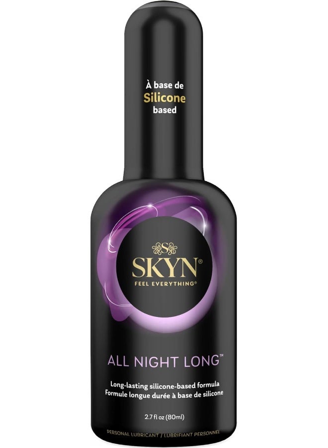 SKYN All Night Long Premium Silicone-Based Lubricant, 2.7 Ounce - Image 1