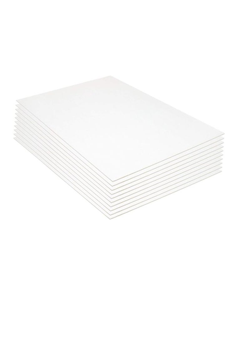 Generic 50x70cm Pack Of 5 Double Sided Coloured Foam Board White  - Image 2