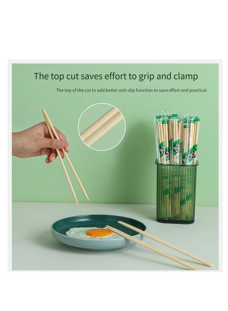 50 Pairs Individually Wrapped Disposable Bamboo Chopsticks 20CM  - Image 4