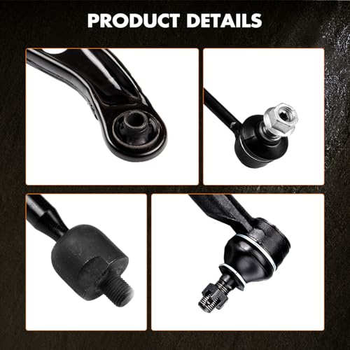 ASAPE 8 PCS Control Arm Ball Joint Tie Rod End Sway Bar End Link Suspension Kit Fit for 2007-2012 for Toyota Yaris - Image 3
