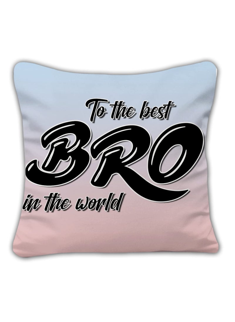 AWANI TRENDS AWANI TRENDS Gift for Brother Rakhi Gift for Brother Printed Coffee Mug Cushion Cover 12X12 inch with Filler Greeting Card Rakhi Rolui Set Combo ATBRO032  - Image 5