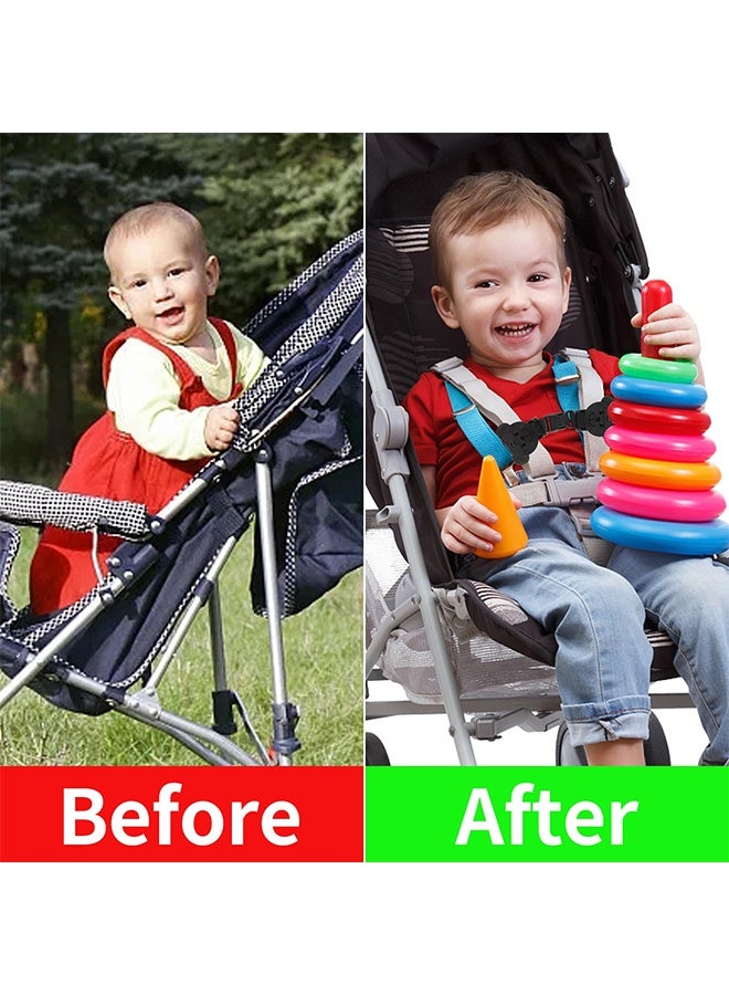 Bear Shaped Baby Car Seat Harness Chest Clip, Anti Escape Safety Strap Clip for Kids Toddlers, Prevents Arms Slipping Out for Car Seat High Chair Stroller Reins - Image 4