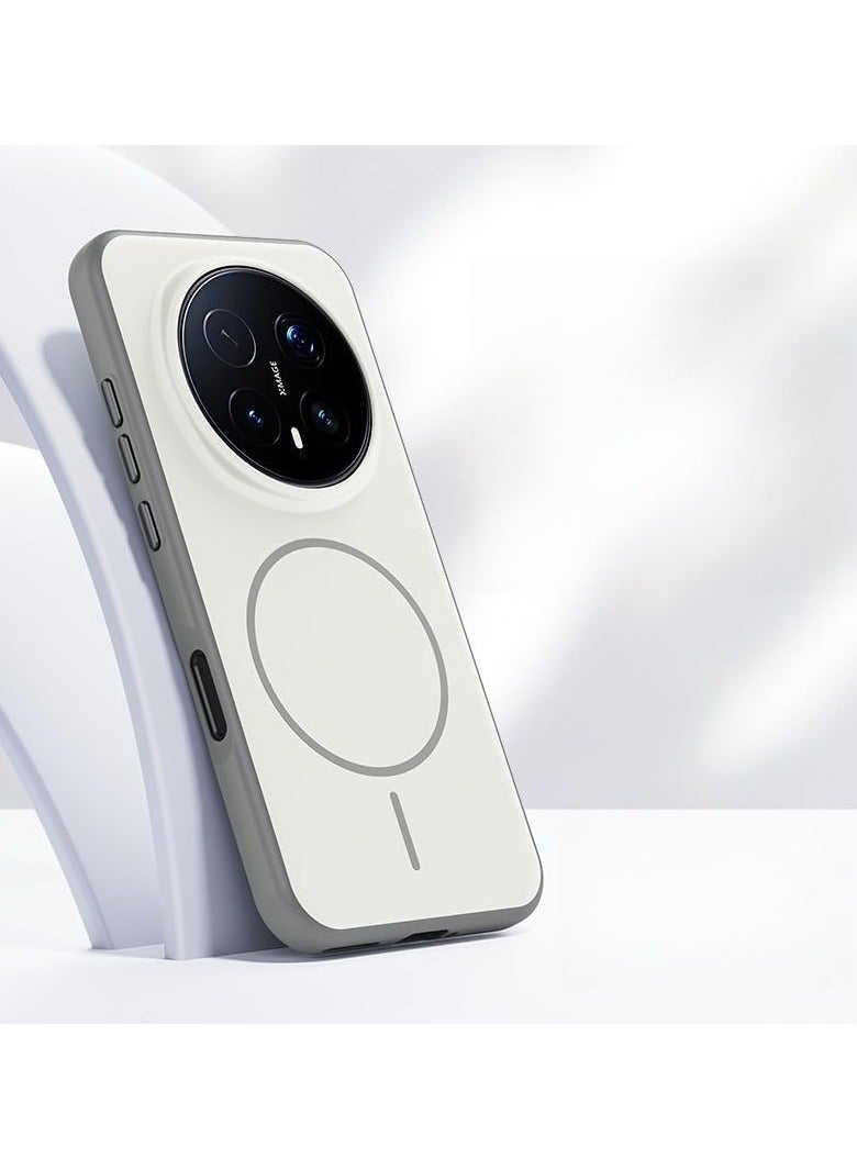 general Magnetic Case Compatible with Honor Magic 8 Pro 5G 【Supports Wireless Charging】 Skin-friendly phone case with anti-fingerprint, anti-yellowing, and shock-resistant back cover - Image 1