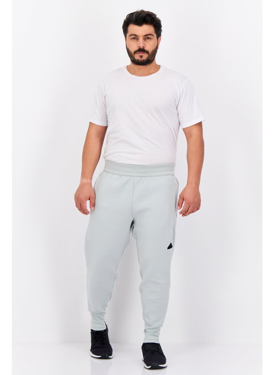 Adidas - Men Sportswear Fit Outdoor Sweatpants, Sage Green - Image 1
