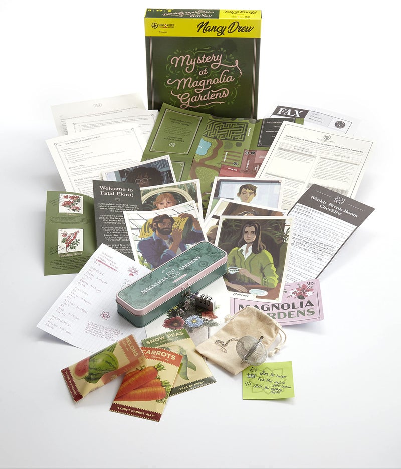 Hunt A Killer Nancy Drew - Mystery at Magnolia Gardens, Immersive Murder Mystery Game, Examine Evidence, Eliminate Suspects, Catch the Culprit, For Aspiring Detectives, Game Night, AMZ Exclusive - Image 3