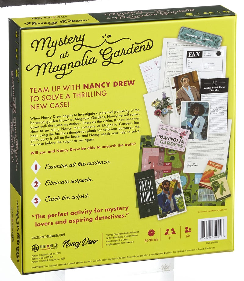 Hunt A Killer Nancy Drew - Mystery at Magnolia Gardens, Immersive Murder Mystery Game, Examine Evidence, Eliminate Suspects, Catch the Culprit, For Aspiring Detectives, Game Night, AMZ Exclusive - Image 2