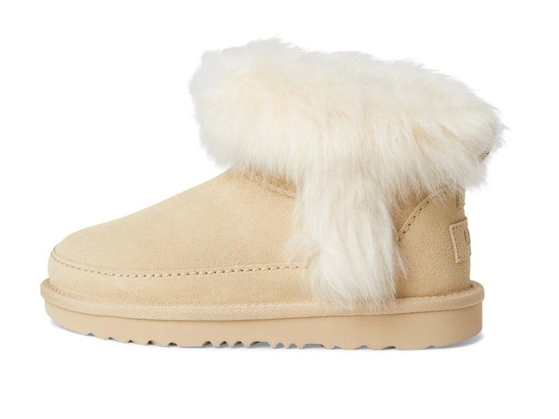 UGG Kids' K Classic Ultra Mini Chalet Boot, Sandcastle, 4 - Image 5