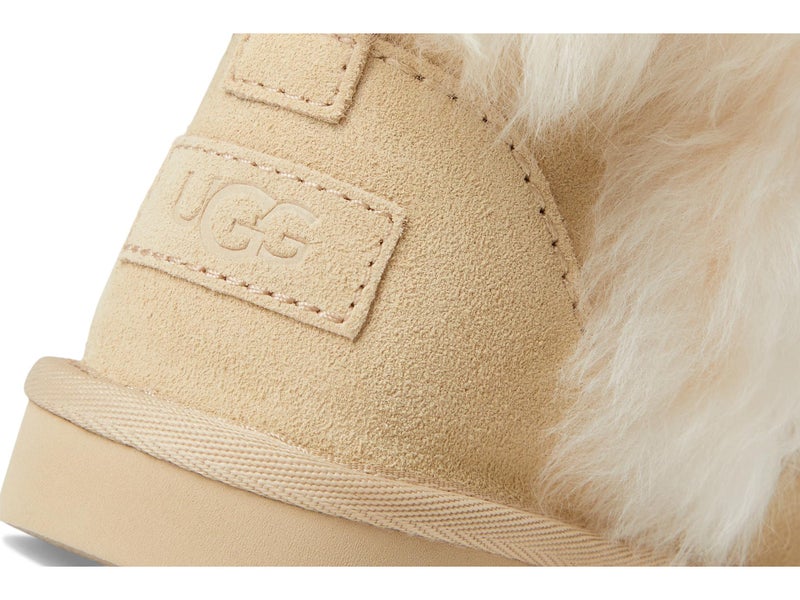 UGG Kids' K Classic Ultra Mini Chalet Boot, Sandcastle, 4 - Image 2