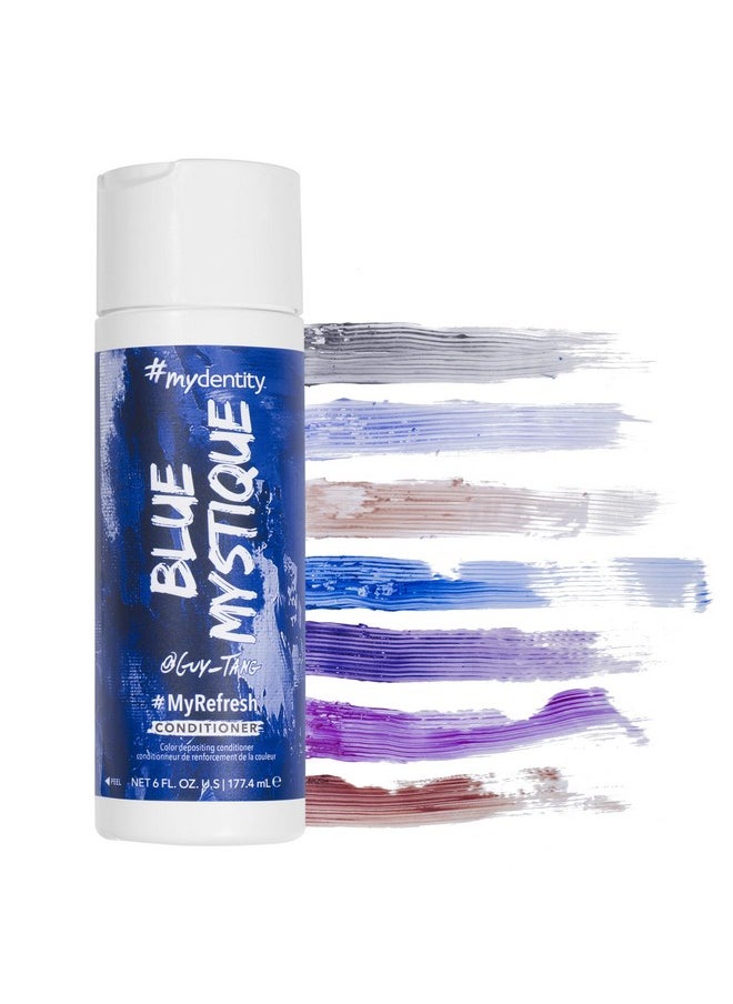 mydentity - #mydentity MyRefresh Color Depositing Conditioner, Blue Mystique, 6 oz | Temporary Hair Dye | Color Lasts up to 25 washes - Image 1