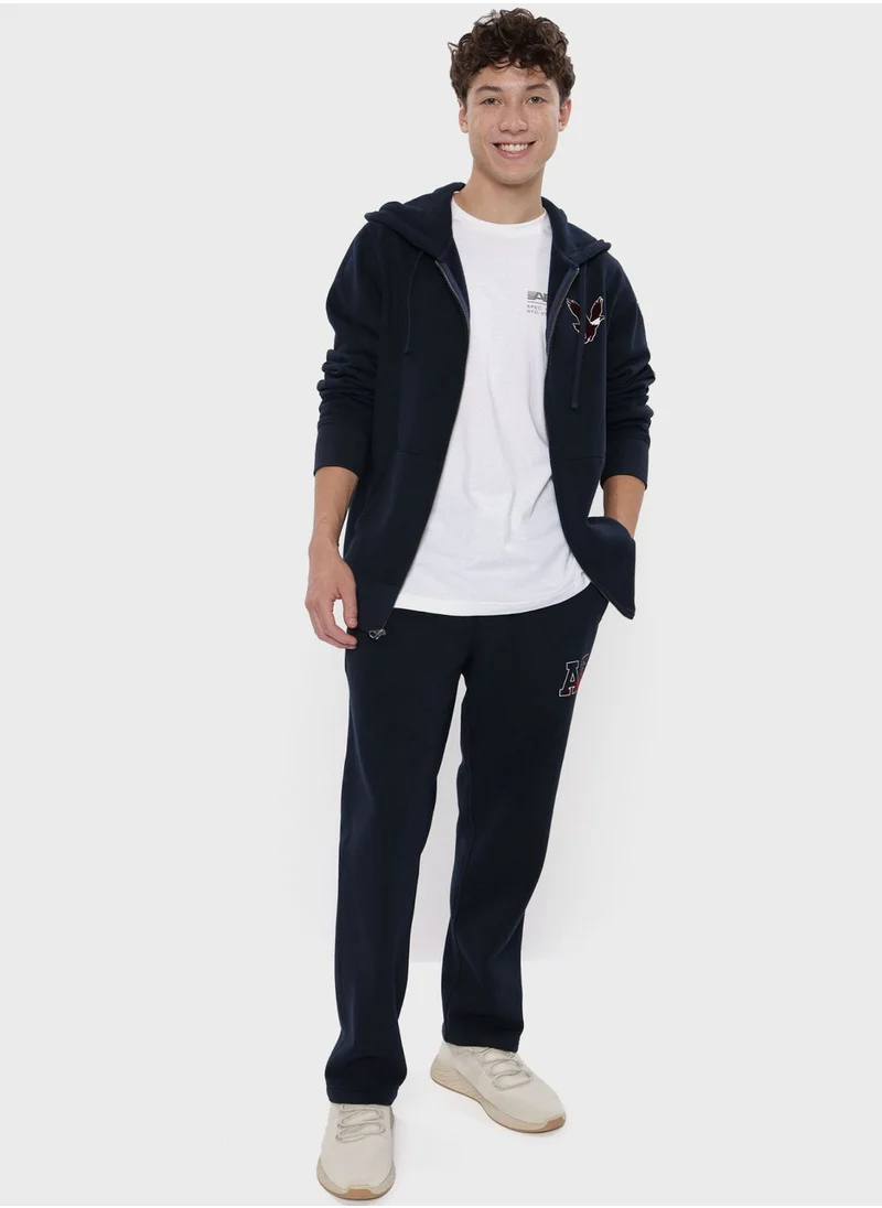 امريكان ايجل Graphic Zip Through Hoodie