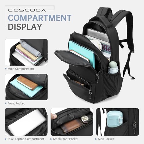 COSCOOA 40x30x15cm Personal Item Travel Bag16x12x6inch Small Carry On Backpack 20L Flight Approved Underseat Travel Luggage BagMochila de ViajeCabin Size Lightweight Backpack - Image 3