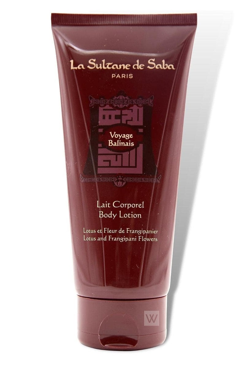 La Sultane de Saba La Sultane de Saba  Body Lotion  Bali  Lotus and Frangipani Flower 200ml 