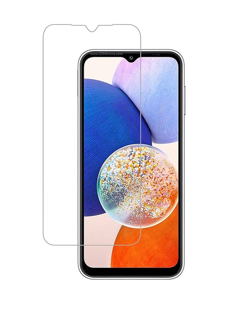 Super Tempered Glass Screen Protector Clear Designed For Samsung Galaxy A14 5G Full Screen Coverage And Bubble Free - Image 1