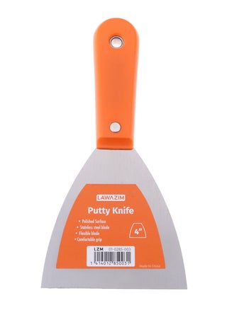 Scraper With Plastic Handle - 4Inch - with Plastic Ergonomic Handle for Taping Paint Wall Floor Tile Metal Spackle Tools Knife Remover for Wood Wallpaper Canvas Render Cement Scraper - pzsku/Z19BAA71F3A79FE8790A2Z/45/_/1704629613/d8847d9c-ee22-40c8-8c75-c6c4e99b8252