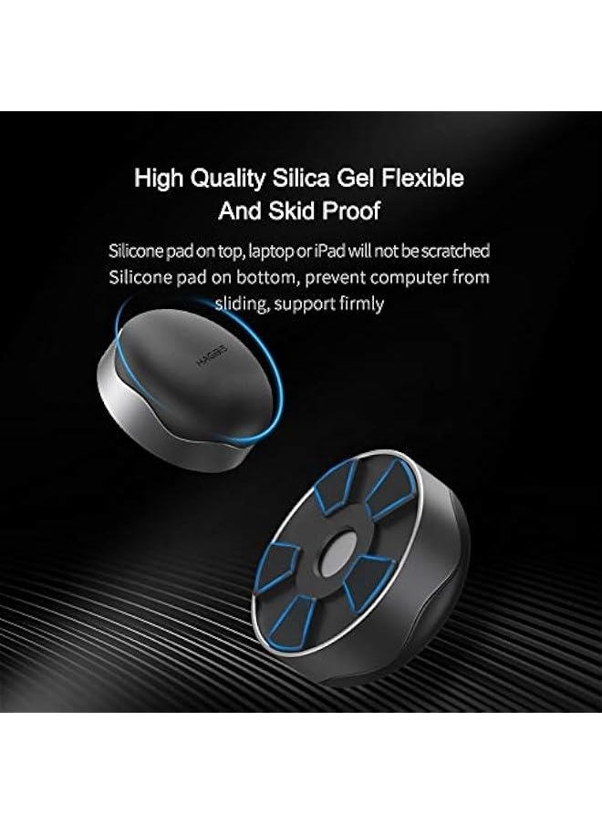 Generic Laptop Cooling Pad,  Ergonomic Laptop Stand Small Invisible Cooler Ball Portable Magnetic Foot Heat for MacBook Pro Computer  - Image 4