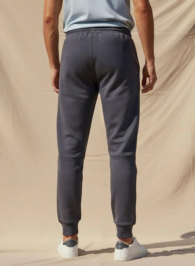 Kappa GREY Kappa Men Drawstring Waist Joggers for Men | Best Price UAE