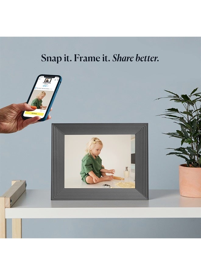Aura Mason WiFi Digital Picture Frame | The Best Digital Frame for Gifting | Send Photos from Your Phone | Quick, Easy Setup in Aura App | Free Unlimited Storage | Graphite - Image 4