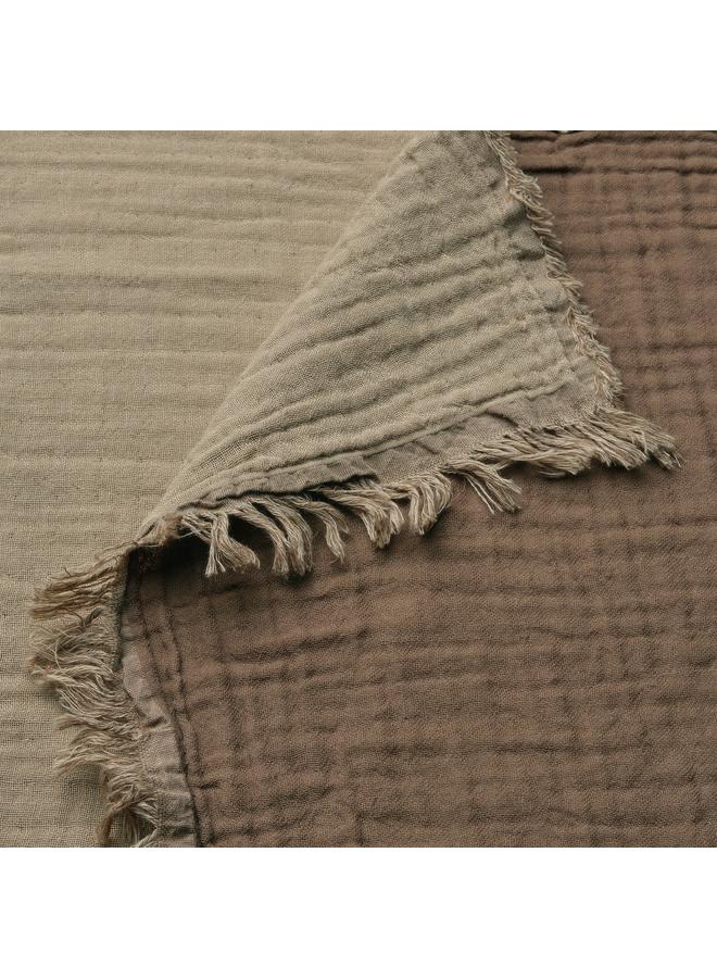 إيروريكس بطانية، رمادي فاتح-بني، 150×200 سم - Image 3