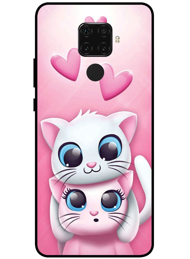 EYE CATCH Protective Case Cover For Huawei Nova 5i Pro Premium Series Protective Case Cover For Huawei Nova 5i Pro Two Cats - Image 1