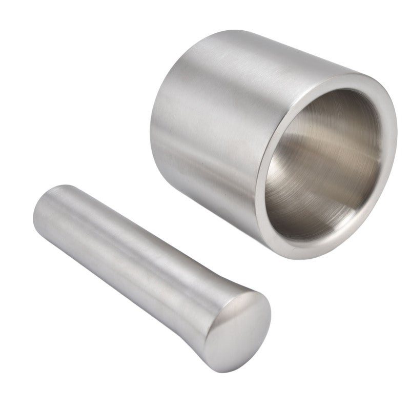 Stainless Steel Mortar Pestle: 304 Stainless Steel Dual Structure - Silent Non-Slip Easy Clean Spice Grinder for Home Kitchen Herb Nut Seasoning Grinding - Image 4
