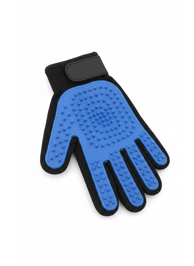 قفاز للعناية بالحيوانات الأليفة، فرشاة استحمام للكلاب والقطط، قفازات لإزالة شعر الحيوانات الأليفة للعناية بها، وإزالة الشعر المتساقط، والاستحمام.