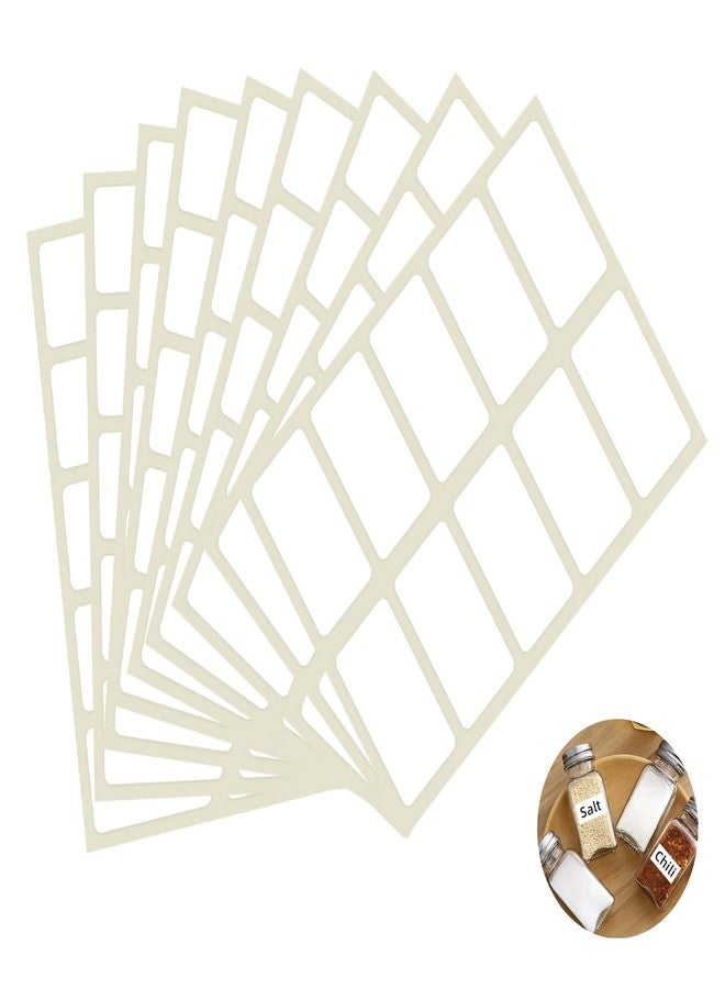 GLUN 200 Labels Sticker Non-Tearable White Vinyl Glossy Label, 25 X 50 Mm Size Printable Label Pack of 200 Stickers - Image 1