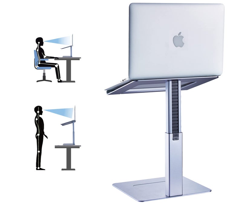 VECOFO Adjustable Laptop Stand, Tall, Strong, Airflow, Suitable for 13.3-17.3 Inch Laptops, Lift Screen to Eye Level for Video Conferences - Image 1