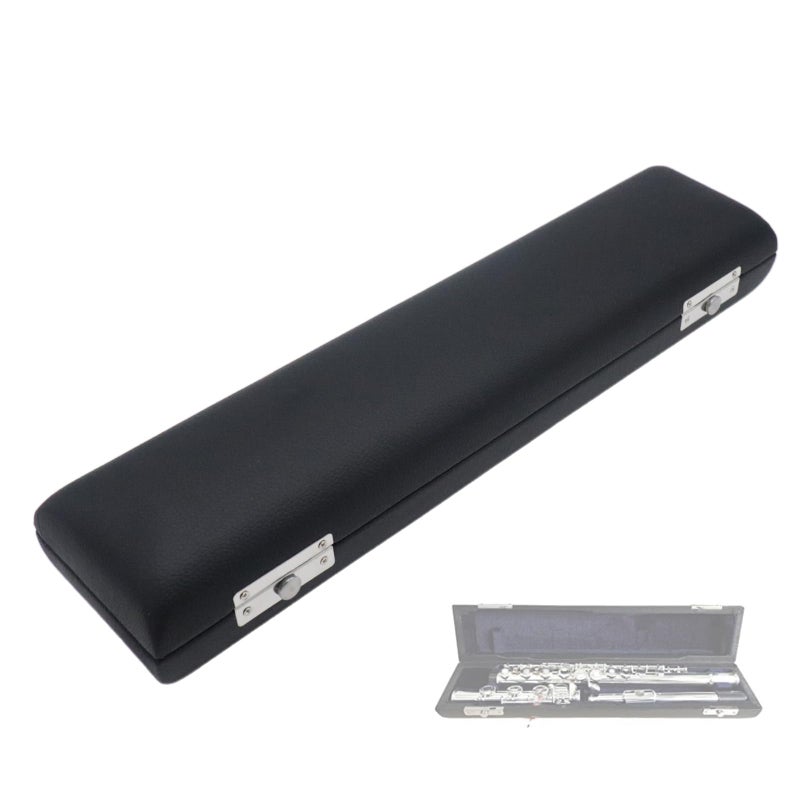 Cheerock 17 Hole B Foot Flute Case Portable PU Leather Hard Shell Flute Box Protective Storage Case Cover for 17 Hole Flute Ideal Gift for Beginner Students Flute Players and Musicians - Image 2