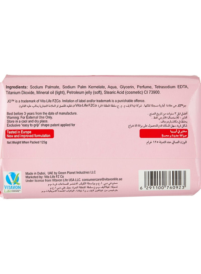 Jo Soap Rose & Cream 125Gm X6 Value Pack New - Image 3