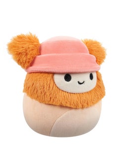 Squishmallows Fuzzy the Sasquatch with Hat and Fuzzy Hair Plush Toy (12.7 cm)
