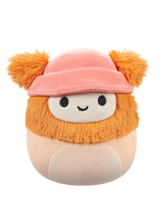 Squishmallows - Squishmallows Fuzzy the Sasquatch with Hat and Fuzzy Hair Plush Toy (12.7 cm) - Image 1