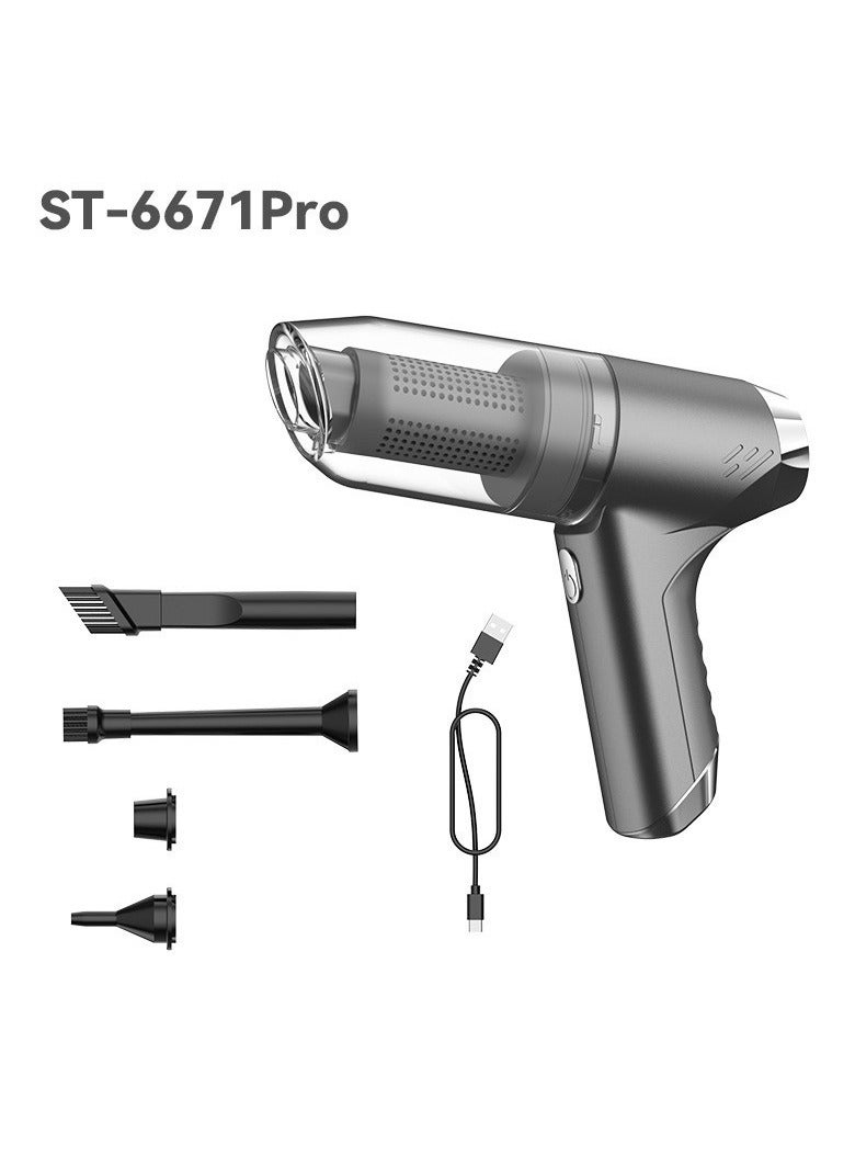 Generic Multifunctional Wireless Car Vacuum Cleaner Handheld Portable Vacuum Cleaner Home Car Dual-purpose Vacuum Cleaner - Image 1