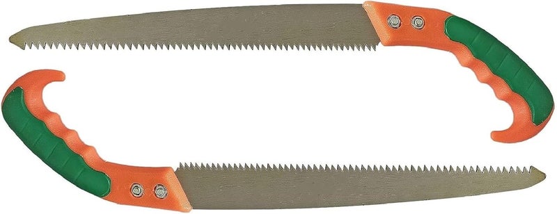 Inditrust New Professional Pruning Saw 12 inch Curved Blade 3 Edge Sharpen Teeth (2 Pc) - Image 1