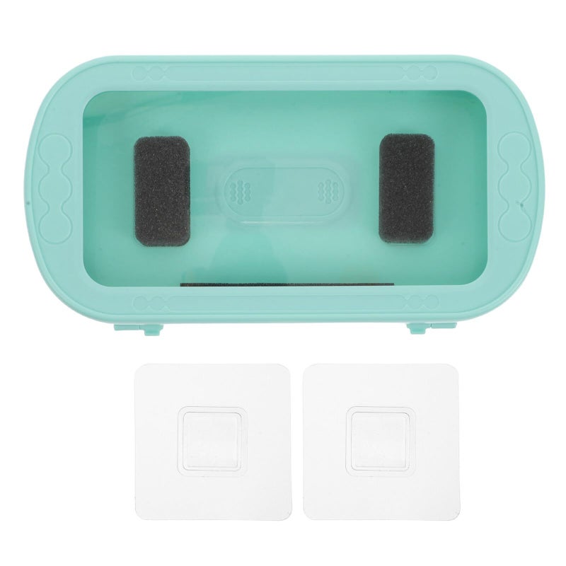 Waterproof Shower Phone Holder Touchscreen Wall Mounted No Drill Mint Green - Image 2