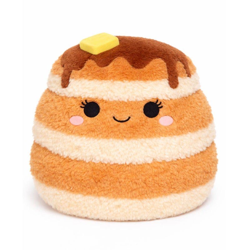 Squishmallows Fuzz-A-Mallows Rayen the Pancake Medium Plush Toy (30.48 cm, Brown/Cream)