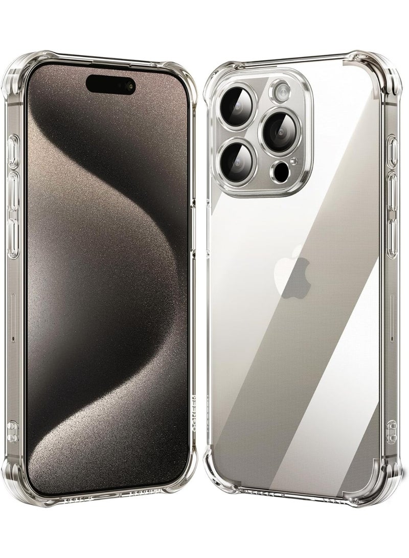 Clear Case for iPhone 14 Pro Anti Scratch Shock Absorption | 2022 iPhone 6.1 inch Case Reinforced Corner Protection Bumper Crystal Clear  - Image 1
