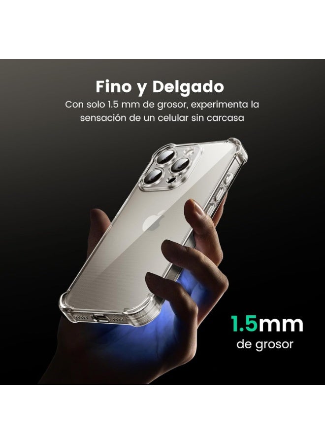 Clear Case for iPhone 14 Pro Anti Scratch Shock Absorption | 2022 iPhone 6.1 inch Case Reinforced Corner Protection Bumper Crystal Clear  - Image 3