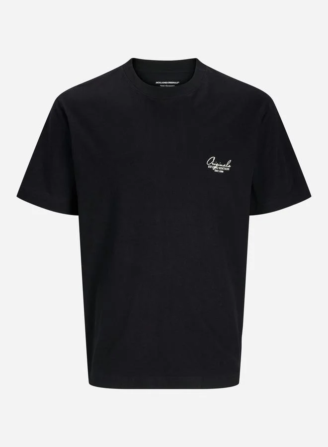 JACK & JONES Slogan Print Crew Neck T-Shirt