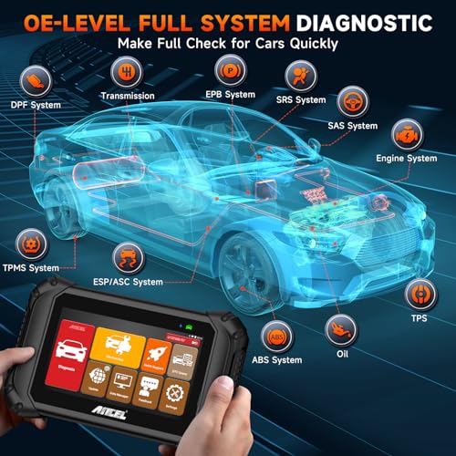 Ancel ANCEL OBD2 Scanner V5BT-US All Systems Bidirectional Scan Tool, Wireless Car Scanner with Active Test,Oil/TPMS/EPB/BMS/SAS/DPF/Throttle Reset, ABS Bleeding, Car Diagnostic Tool for All Vehicles - Image 3