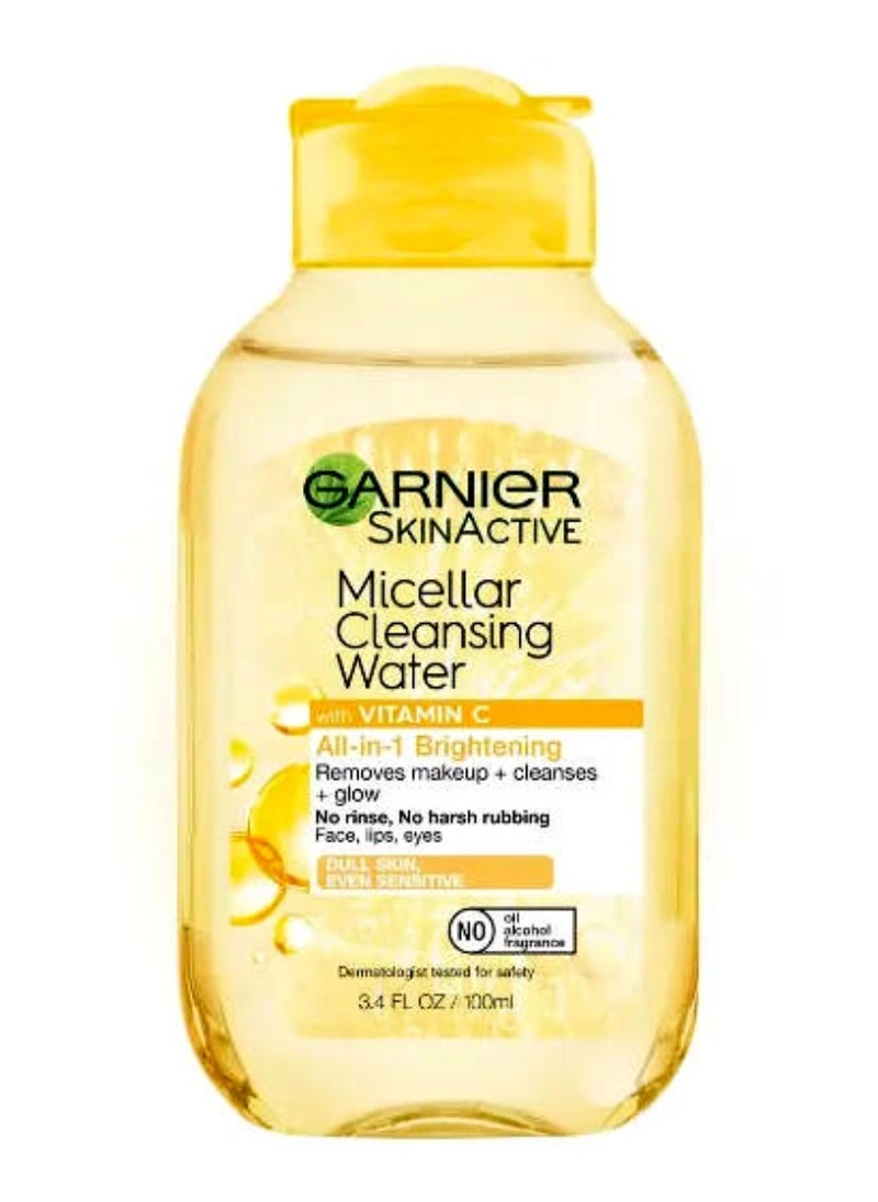Garnier Gernier Skin Active Micellar Cleansing Water Vitamin C -100 Ml  - Image 2